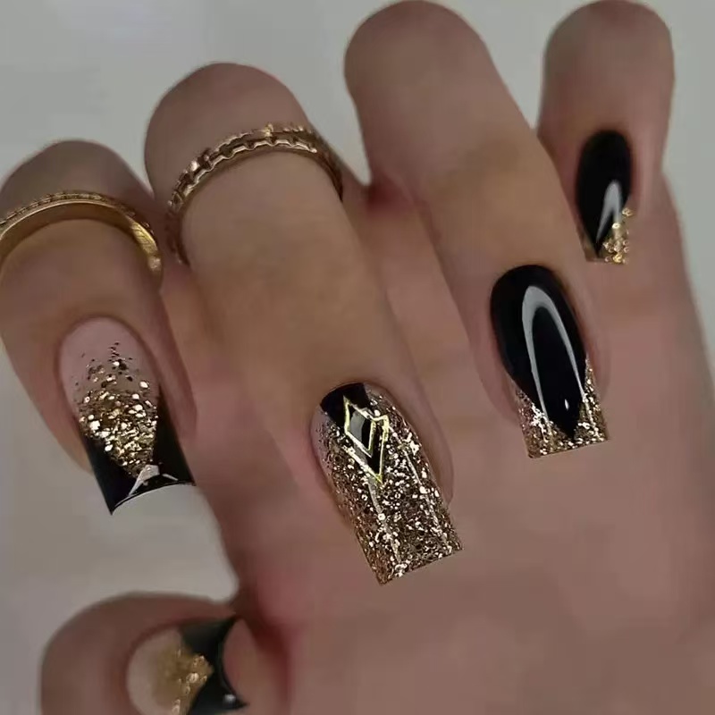 Nail Art French Nails - Hot Sales 24pcs Women'S Nail Set