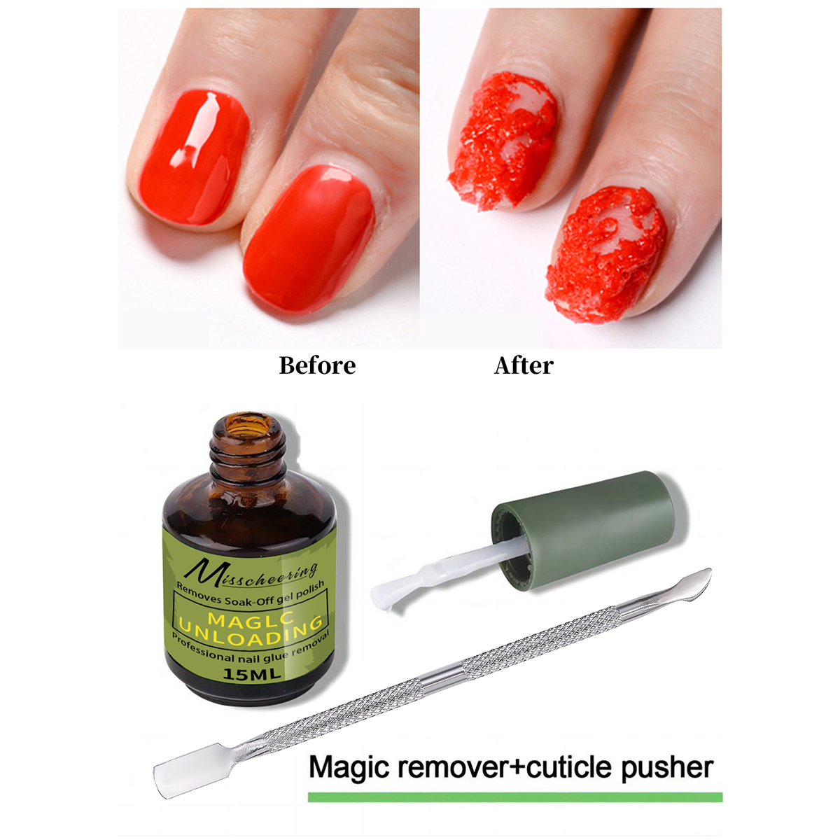 2pcs Kits 15ml Magic Remover W - Polygel Nail Kit review and price