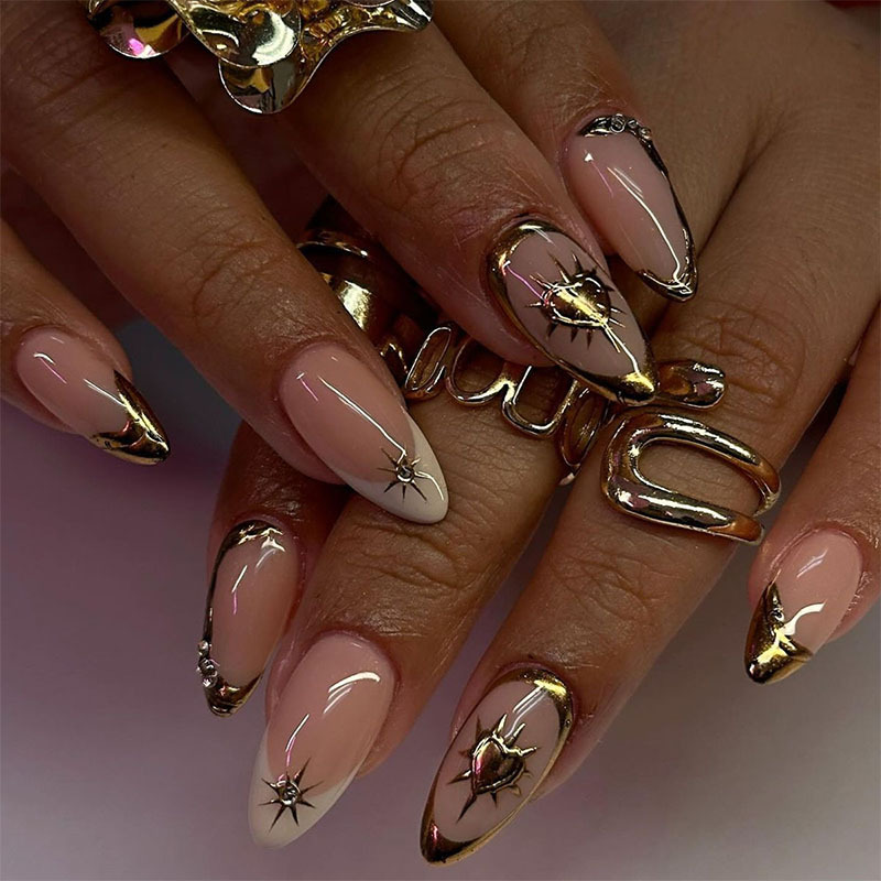 24Pcs Retro Wine Red French Al - Nail Art Simple review and price