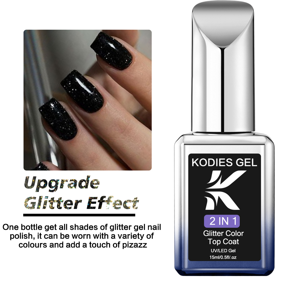 KODIES GEL Starlight Top Coat  - Nail Art Chrome review and price