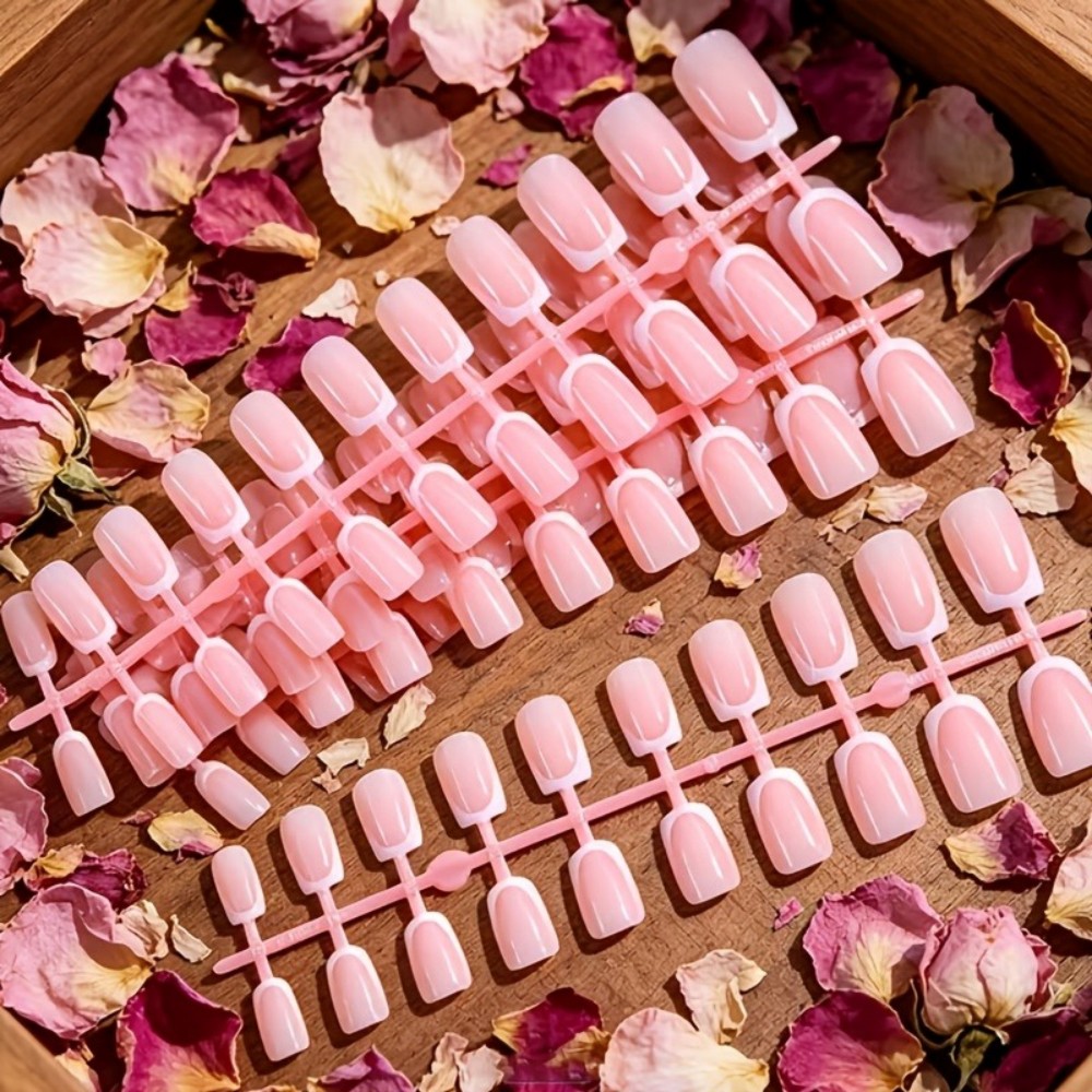 120PCS Short Square French Tip - Nail Art French Nails review and price