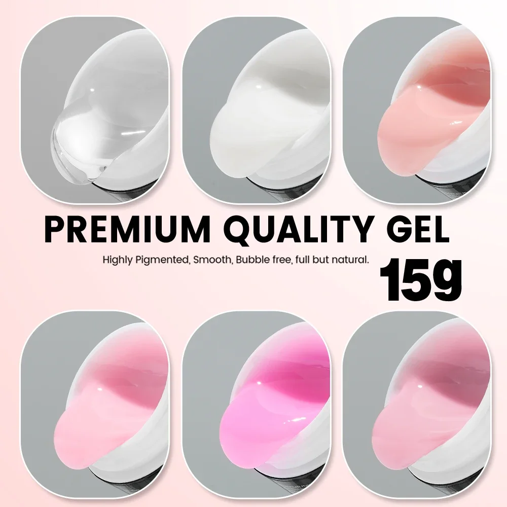 YOKEFELLOW Builder Nail Gel 15 - Polygel Nail Kit review and price