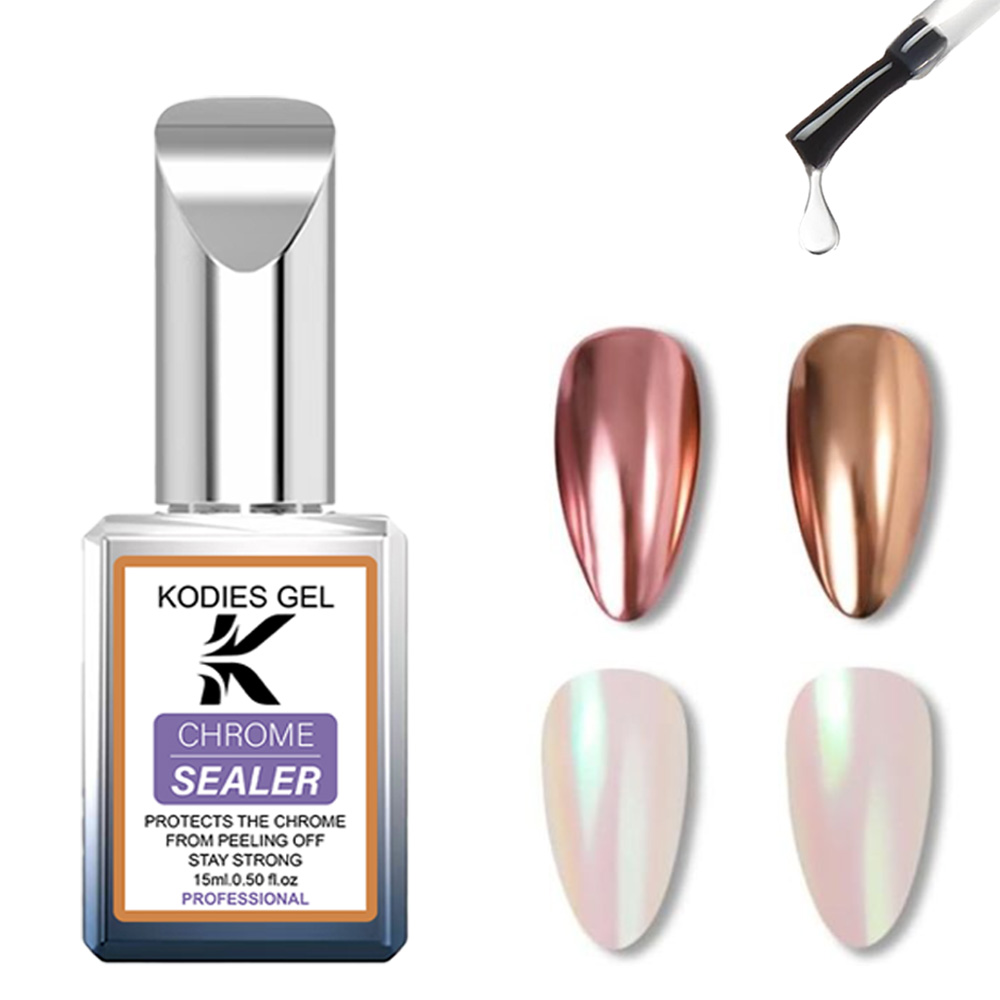 KODIES GEL Chrome Top Coat No  - Nail Art Chrome review and price